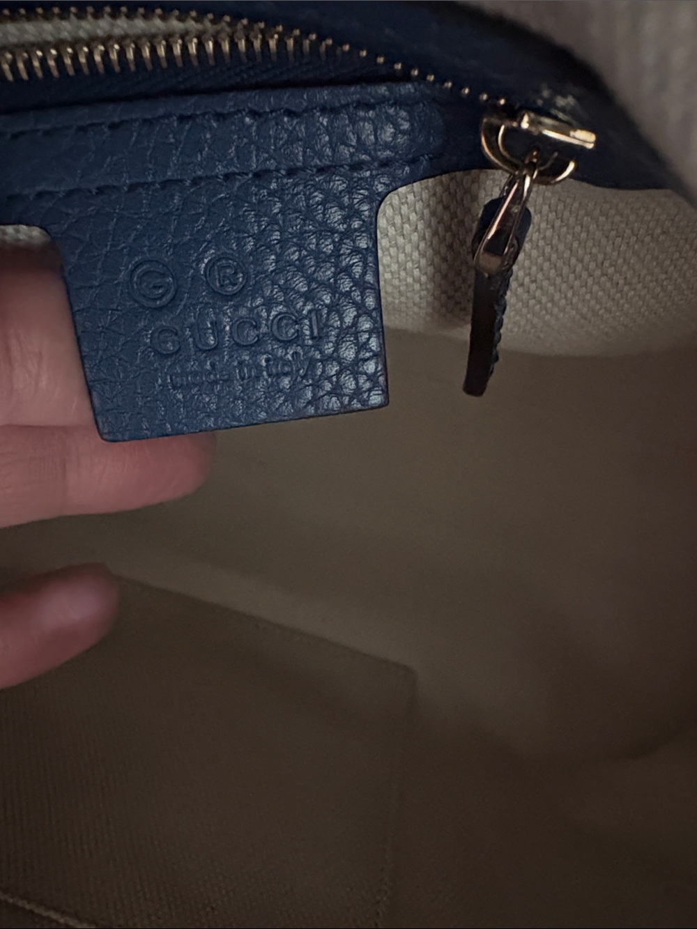 Gucci Soho Disco Shoulder Bag - Blue - Picture 11 of 16